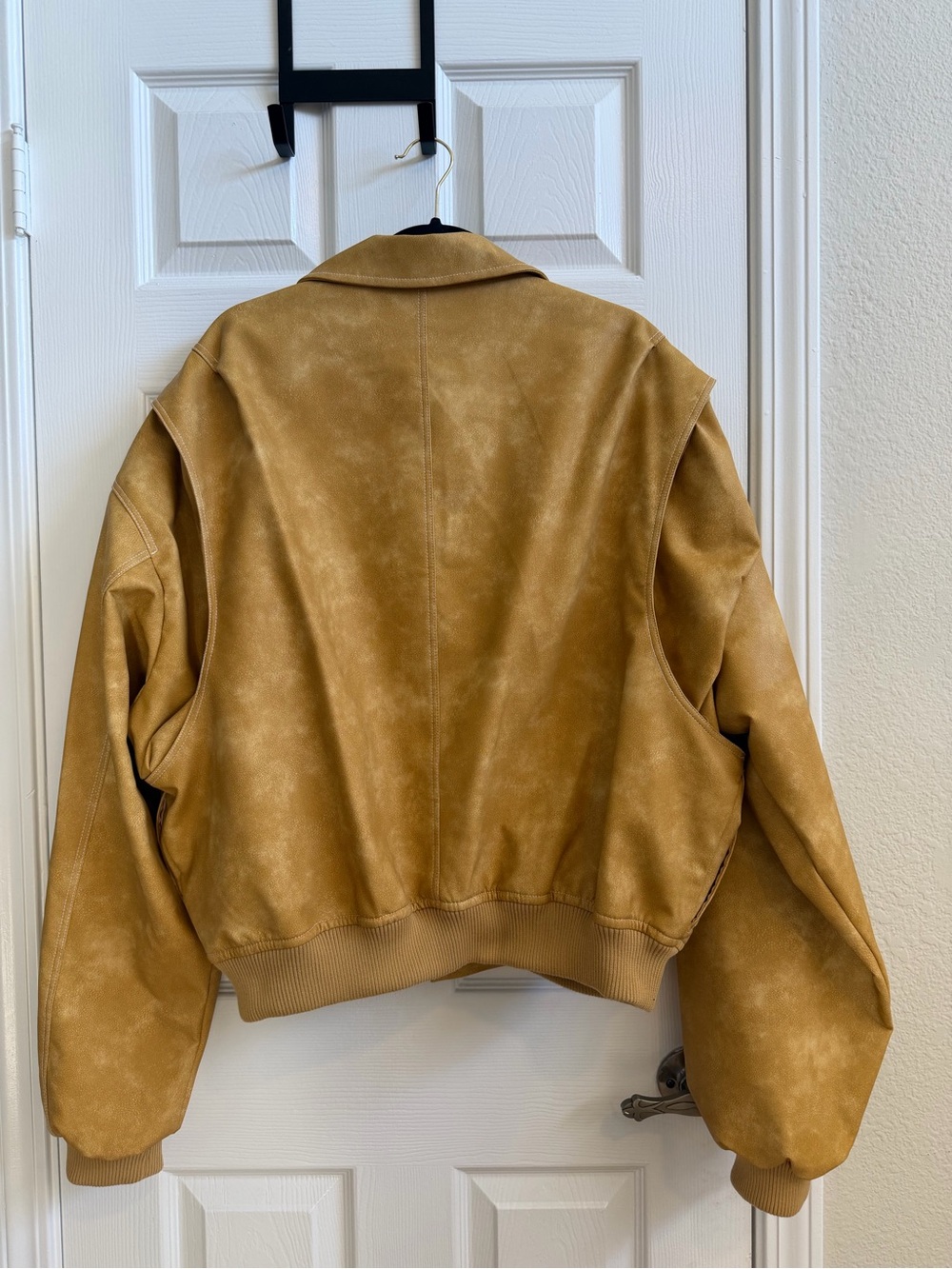 Lioness Mustard Suede Zip-Up Bomber Jacket - Women's - Picture 3 of 7